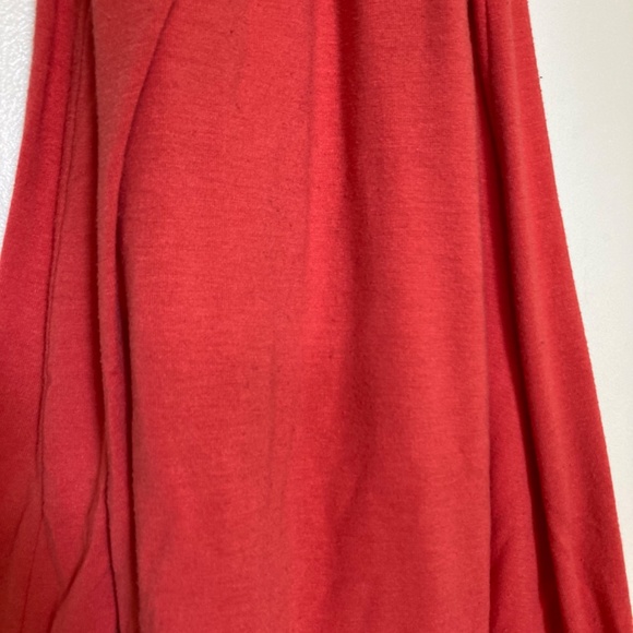 Midi wrap dress, coral, Old Navy - Picture 3 of 8